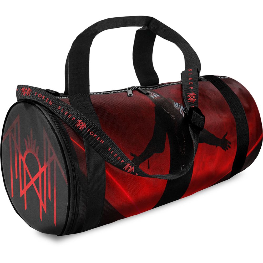 Rocksax Sleep Token - Red Weekendtas - Rood/Zwart
